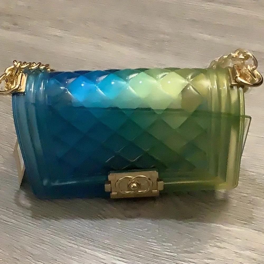 Most Wanted Transparent Two Tone Bag